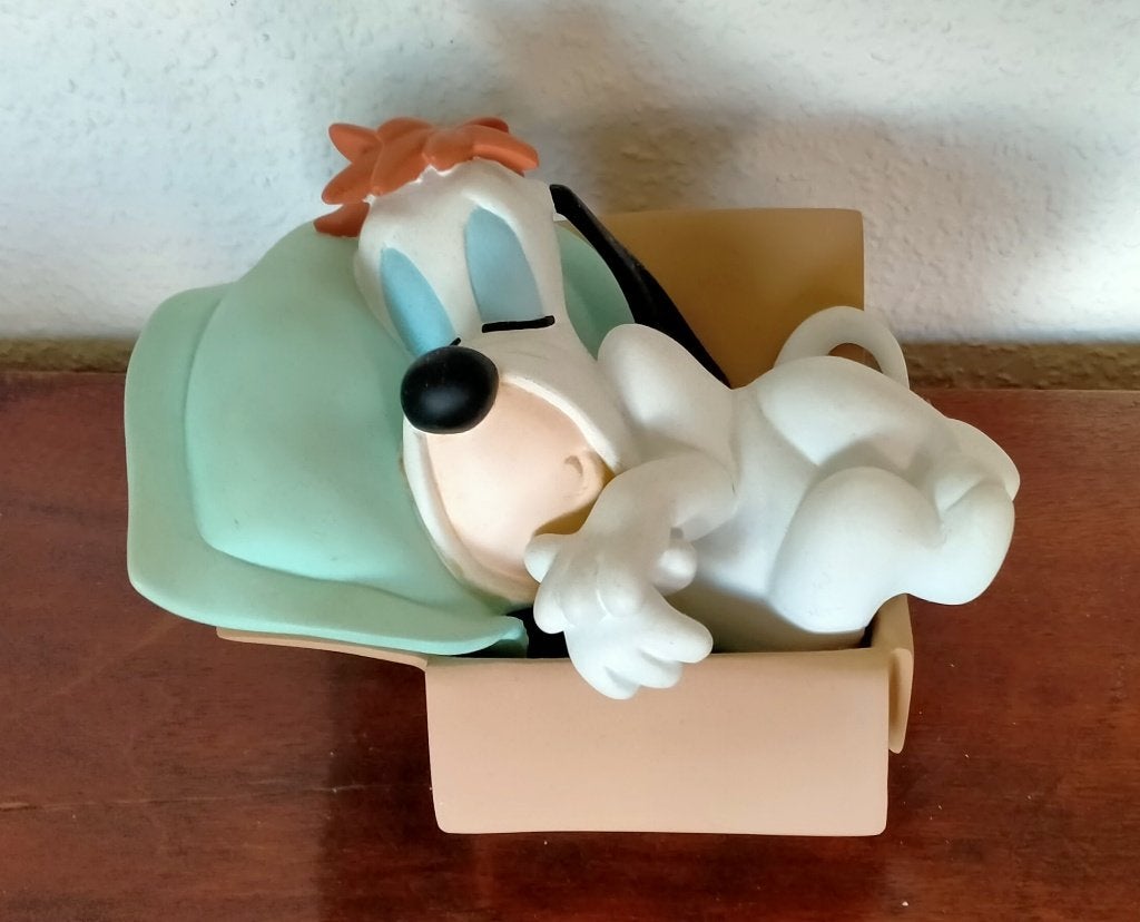Droopy endormi – Démons & Merveilles 2001 + boîte, Collections, Enlèvement ou Envoi, Neuf, Animal