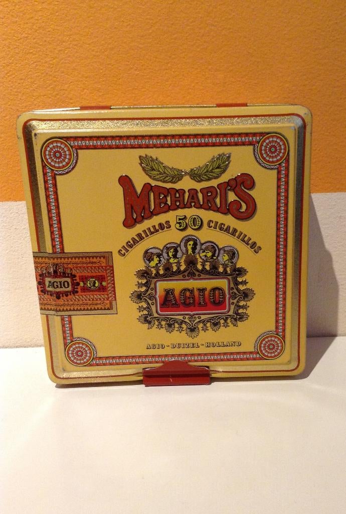 1981 Agio Mehari's Cigarillos antieke sigarendoos, Ophalen of Verzenden, Zo goed als nieuw, Overige
