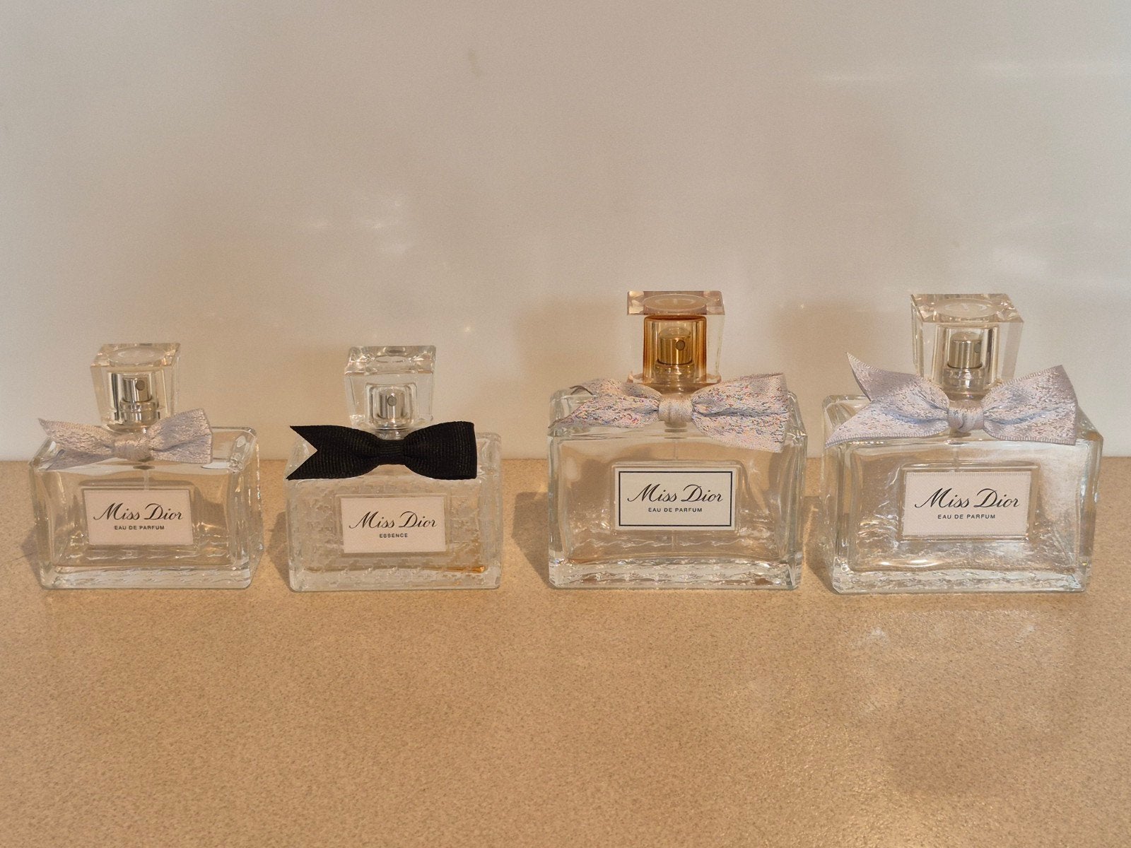Miss Dior verzameling flesjes 50ml en 100ml, Ophalen of Verzenden, Gebruikt, Parfumfles