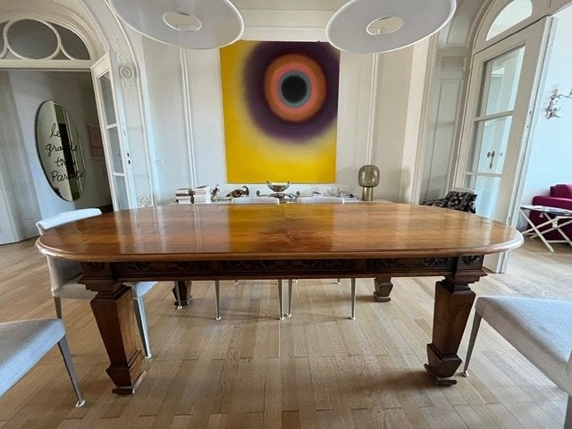 Table ancienne, Maison & Meubles, Ancien, 100 à 150 cm, Enlèvement, Utilisé