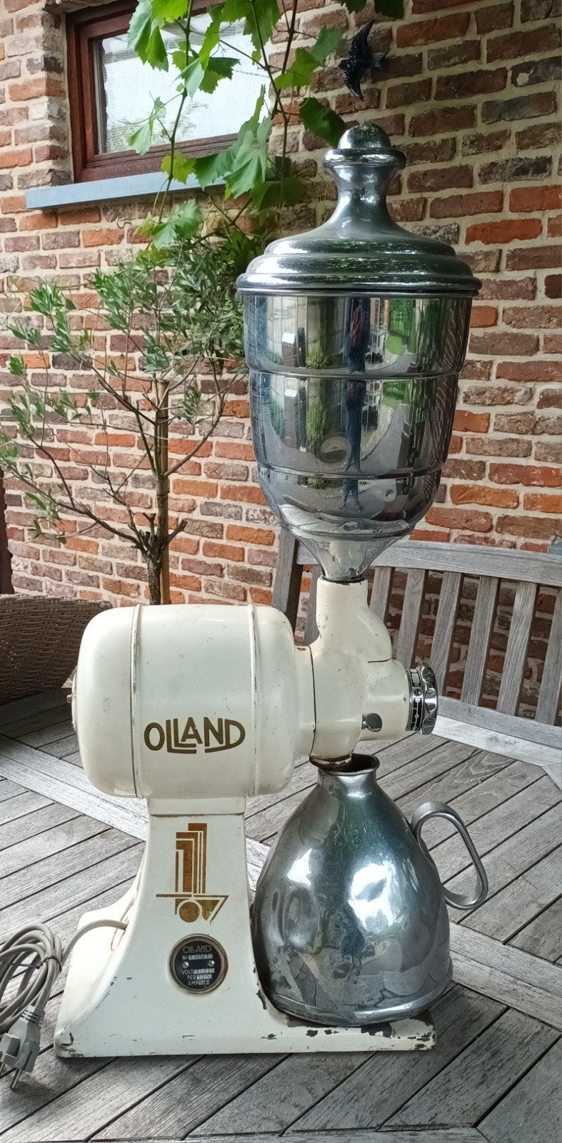 Antieke vintage Koffiemaalder, Ophalen