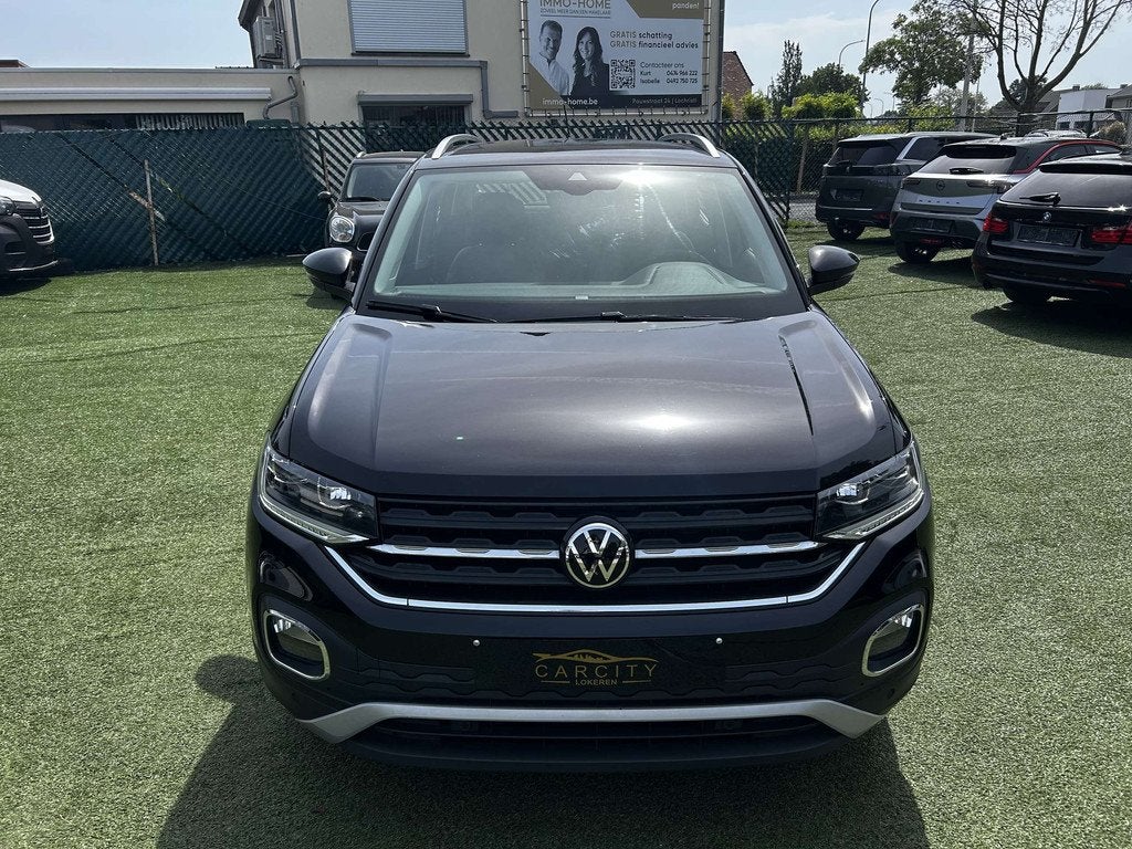 Volkswagen T-Cross 1.0 TSI StyleAUTOMAATCAMERABLEUTOOT, Auto's, Volkswagen, Adaptive Cruise Control, Bedrijf, 5 zetels, 5 deurs