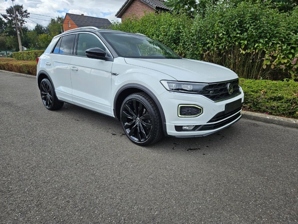 Volkswagen T-Roc 1.5 TSI R-LINE DSG ️CLIM GPS TOIT PANO, Auto's, Automaat, 1498 cc, 4 cilinders, Wit