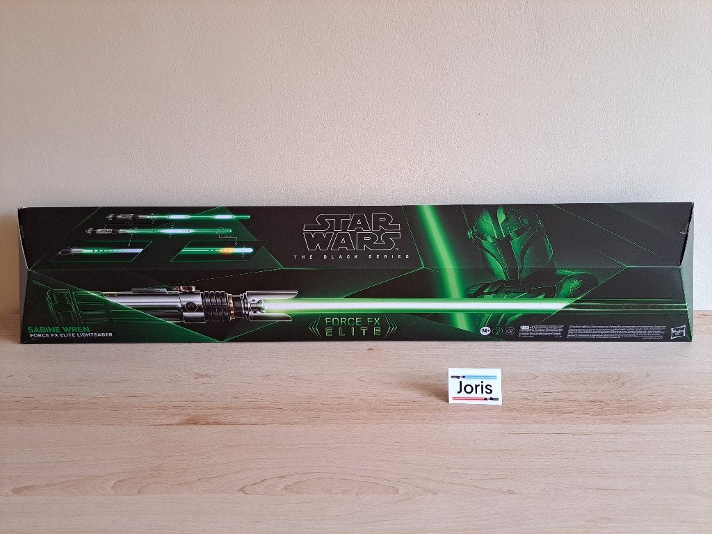 Sabine Wren lightsaber - Hasbro The Black Series, Enlèvement ou Envoi, Comme neuf, Réplique