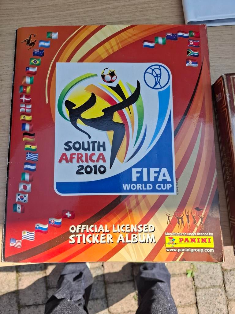 Carnet d'autocollants Panini World Cup South Africa 2010 com, Enlèvement ou Envoi
