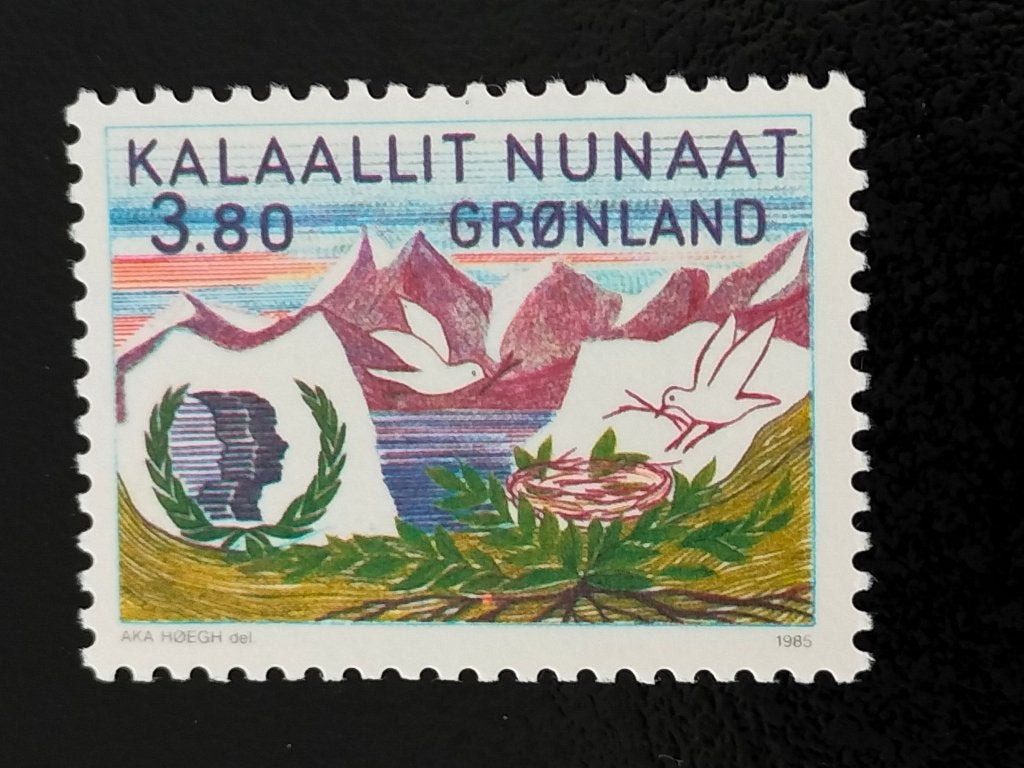 Groenland 1985 - Internationaal Jaar van de Jeugd, vogels **, Verzenden, Denemarken, Postfris