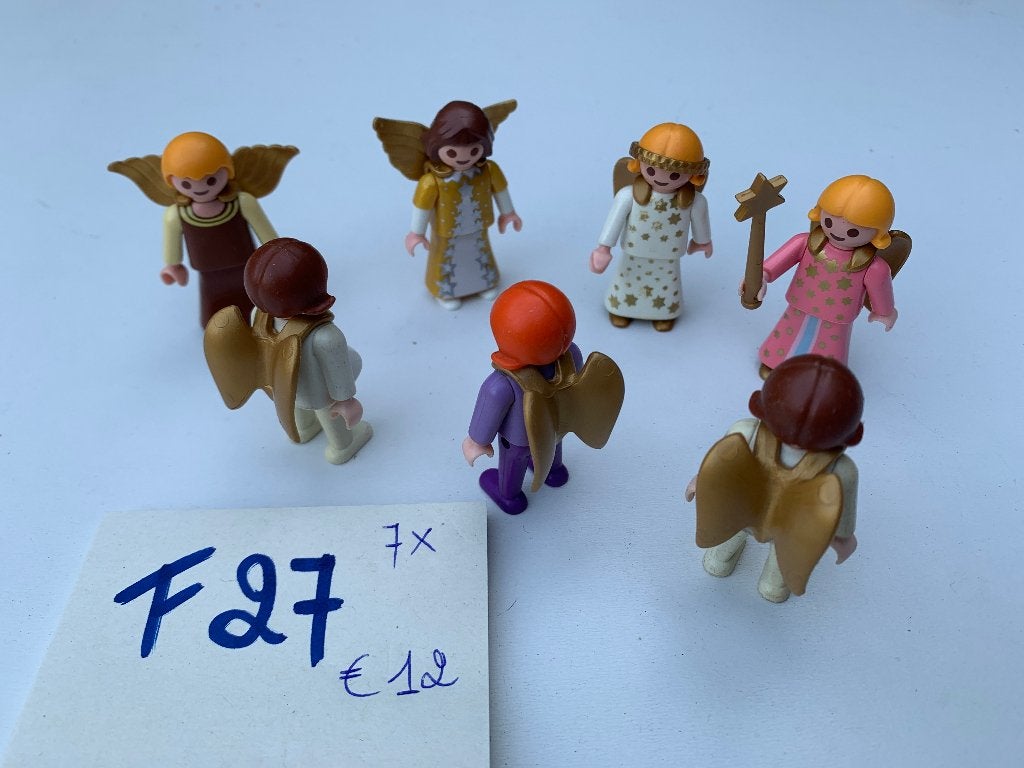 PLAYMOBIL F27: LOT 7 ENGELEN, Kinderen en Baby's, Losse onderdelen, Fantasy, Ophalen of Verzenden, Zo goed als nieuw