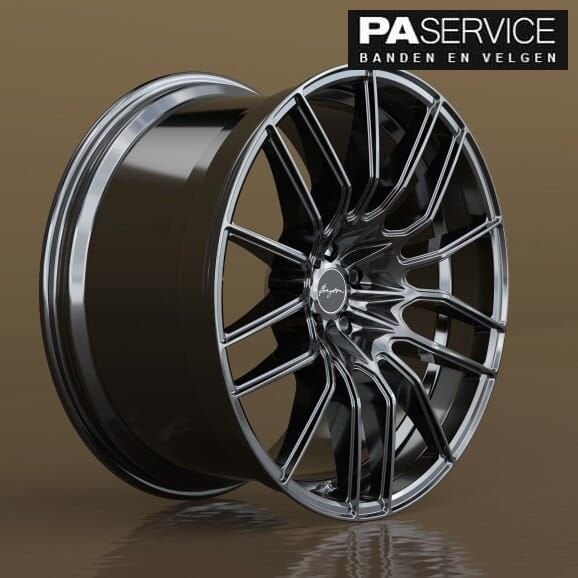 Nw 22 inch Gloss Black Breyton Impressive BMW X5 G05 breedse, -, -, Banden en Velgen, Nieuw