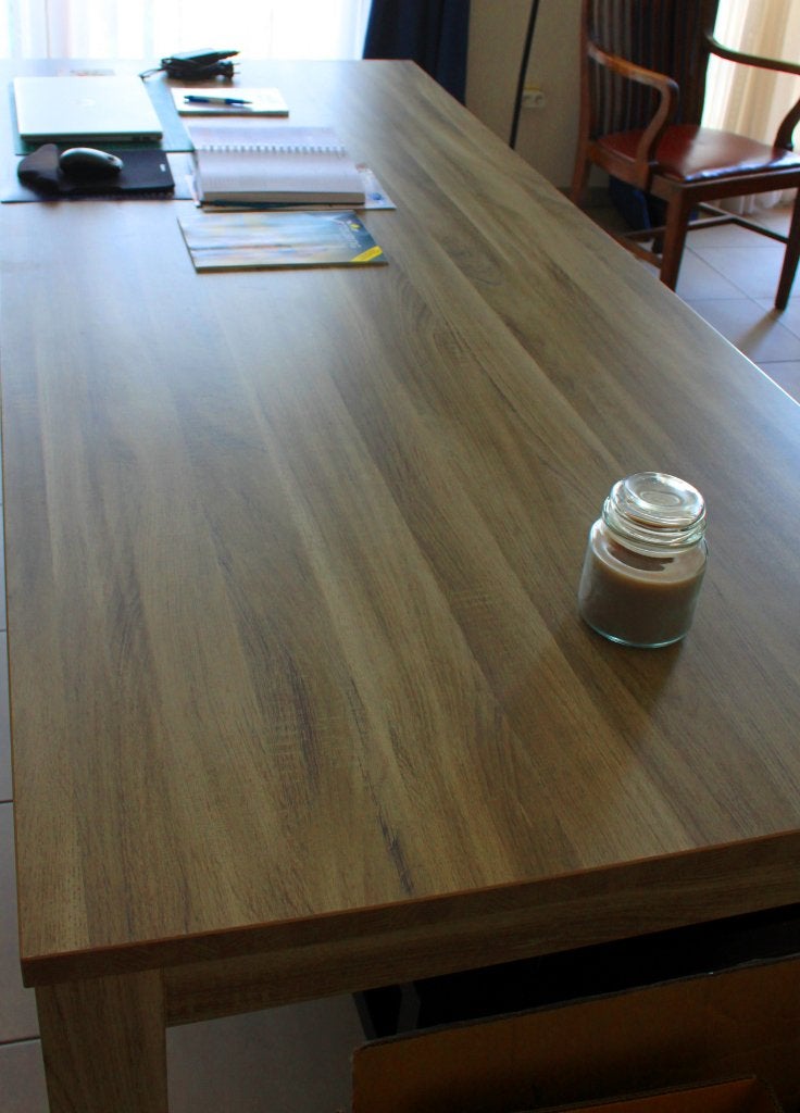 Eettafel  -  6 personen, Ophalen, Gebruikt, 200 cm of meer, 50 tot 100 cm