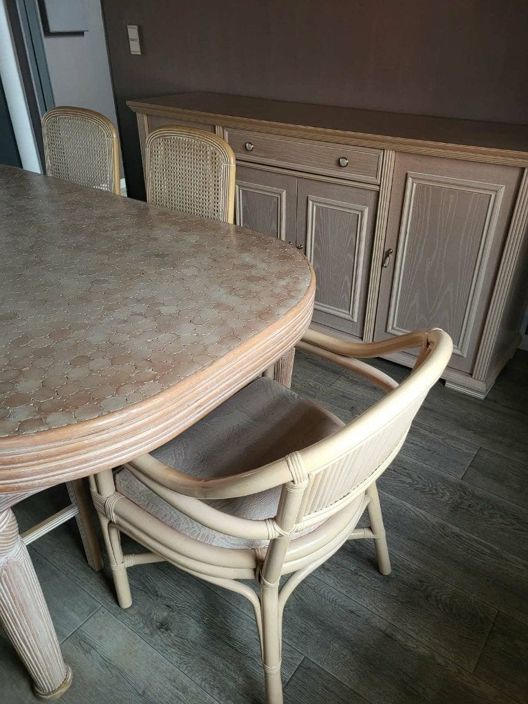 Volledige eetkamers, Huis en Inrichting, Complete eetkamers, Ophalen, Gebruikt, 4 tot 6 stoelen