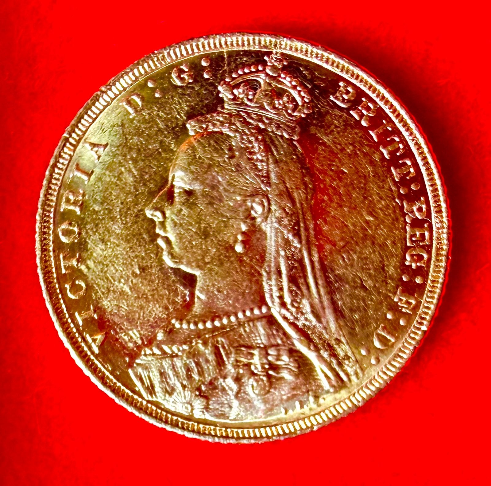 Souverain Ancien or Victoria 1889 Melbourne, Enlèvement ou Envoi, Or