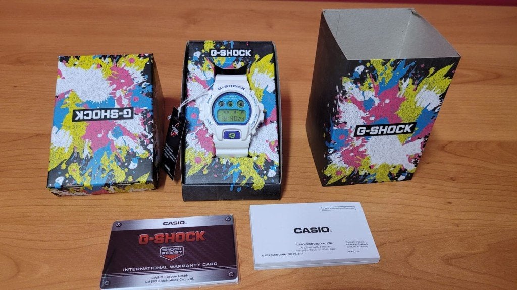 G-shock - DW6900RCS-7, Handtassen en Accessoires, Horloges | Heren, Casio, Kunststof, Polshorloge, Nieuw