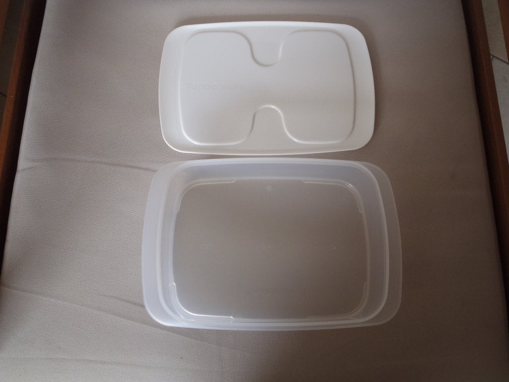 boîte rectangulaire - Tupperware, Maison & Meubles, Cuisine| Tupperware, Neuf, Boîte, Blanc, Enlèvement ou Envoi
