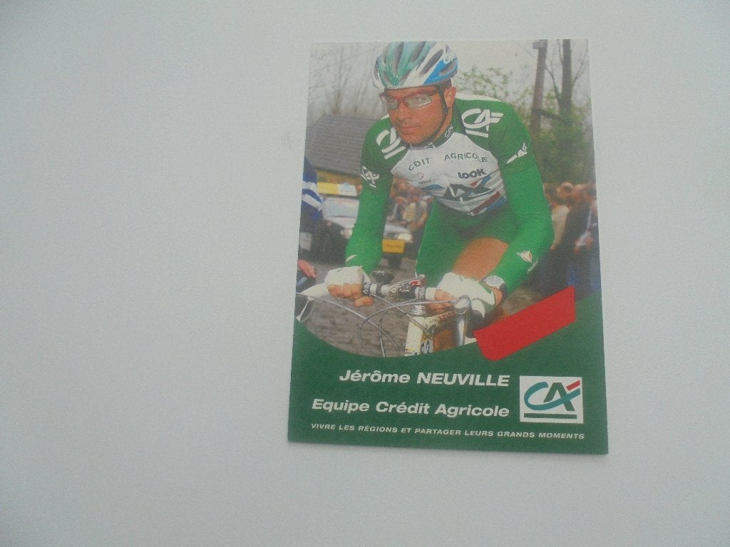 wielrenner - jérome neuville, Verzamelen, Ophalen of Verzenden, 1980 tot heden, Zo goed als nieuw, Foto