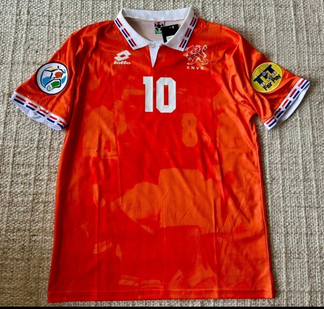 Nederlands elftal Bergkamp Voetbalshirt EURO EK 1996, Ophalen of Verzenden