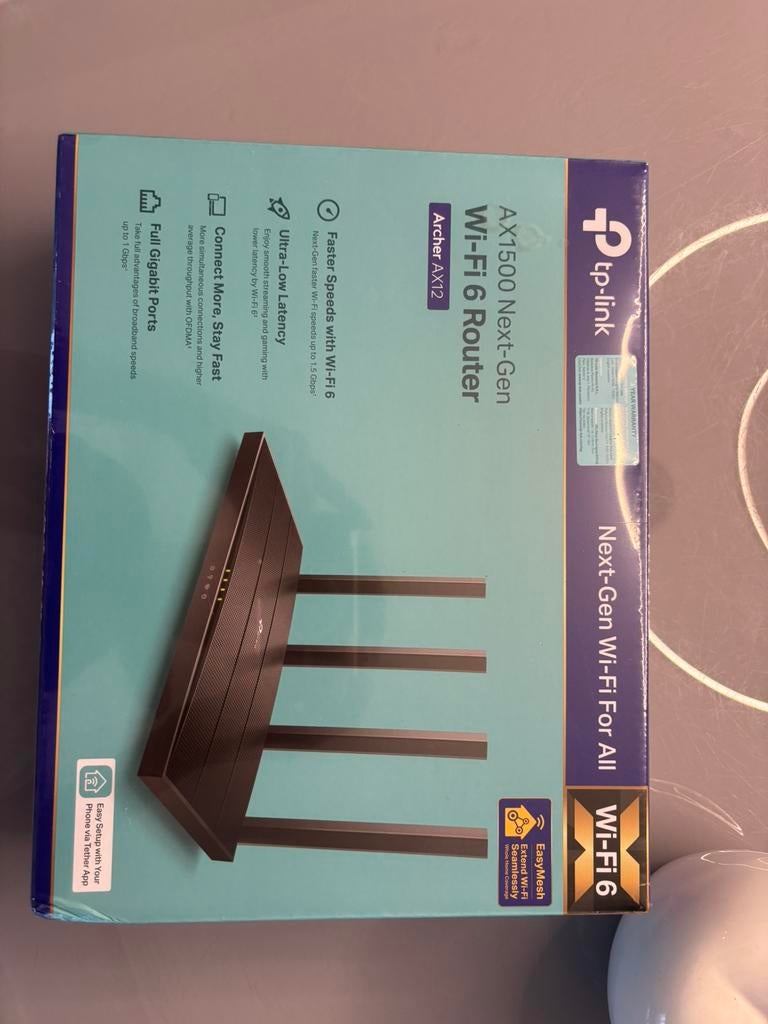 Routeur Wi-Fi 6 de nouvelle génération AX1500, Informatique & Logiciels, Amplificateurs wifi, Neuf, Enlèvement ou Envoi