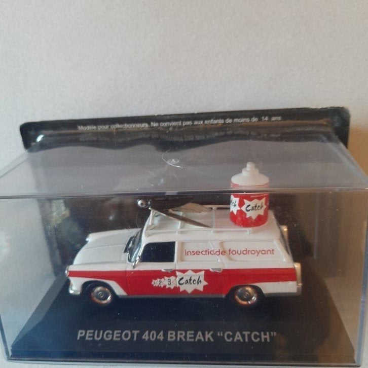 Cartes publicitaires 1:43 *TOUR DE FRANCE *PEUGEOT 404 « CAT, Hobby & Loisirs créatifs, Enlèvement, Neuf, Voiture, Autres marques