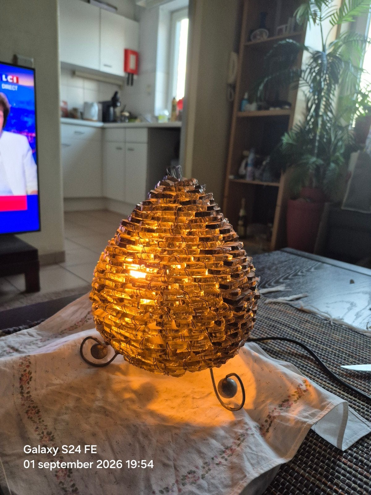 lampe Dumb the Pin, Maison & Meubles, Enlèvement ou Envoi, Verre, Design
