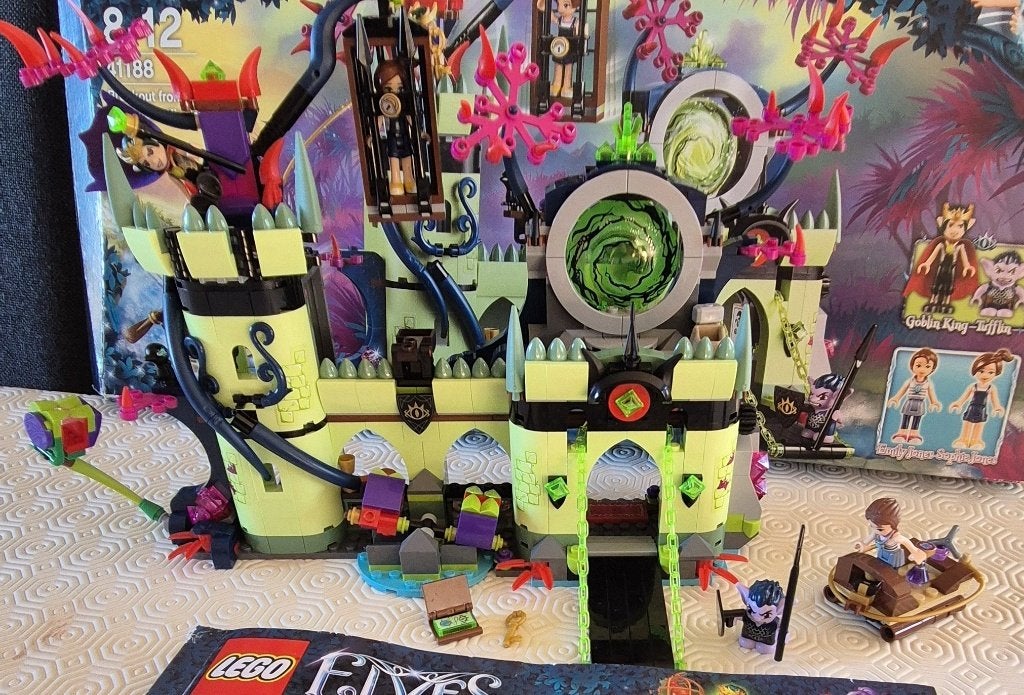 LEGO Elves 41188 Fort Goblin King — Complet + Boîte, Lego, Ensemble complet, Comme neuf, Instructions incluses