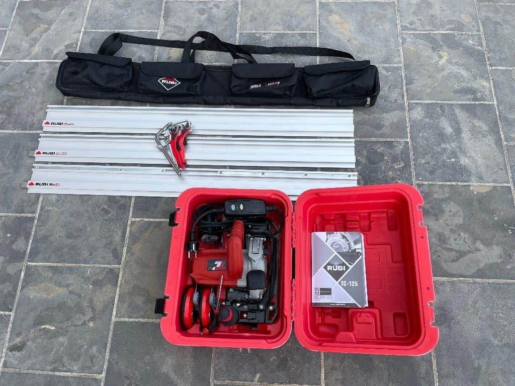 Tegelzaagmachine Rubi TC-125 KIT, Ophalen, Zo goed als nieuw