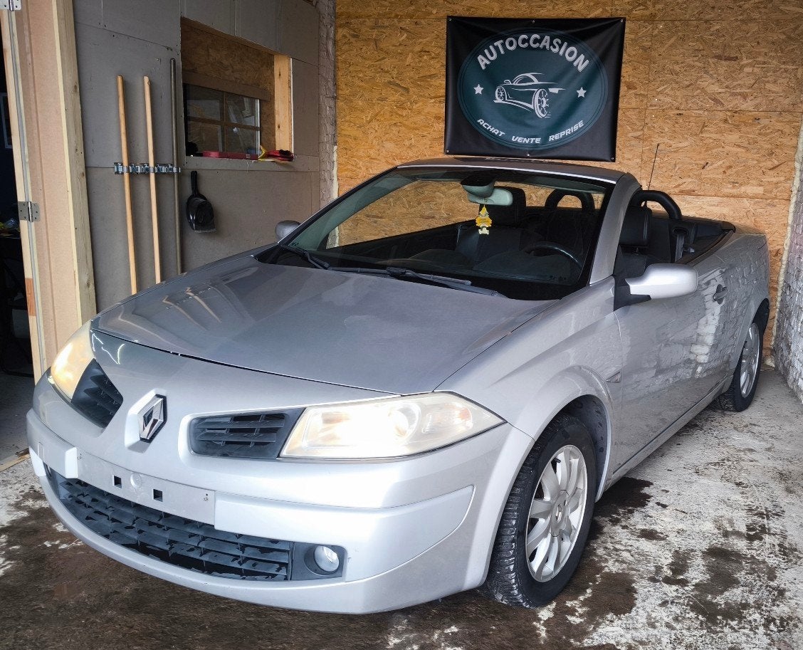 Renault Mégane Cabriolet, Autos, Renault, Cuir, Argent ou Gris, Achat, Cabriolet