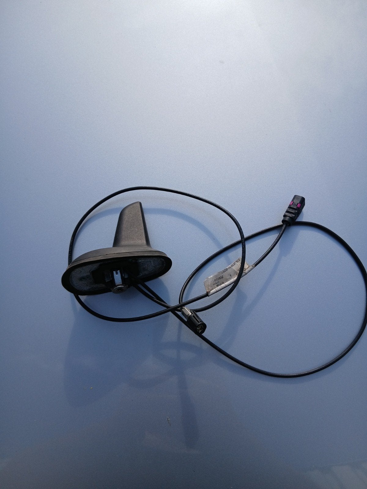 Mercedes haaivin antenne, Ophalen