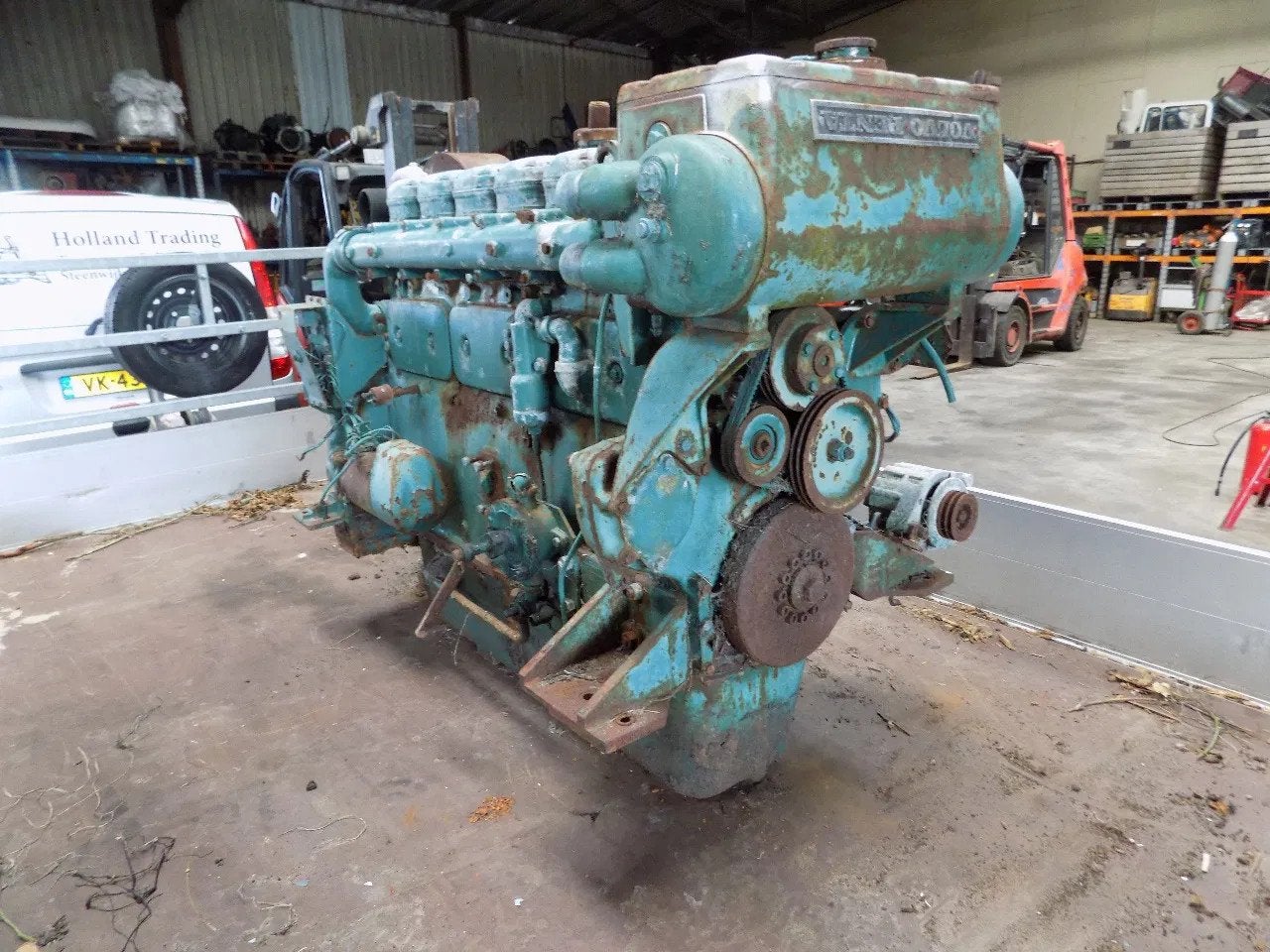 Volvo scheepsmotor volvo penta 6 cillinder turbo, Utilisé, Volvo, Autres pièces automobiles