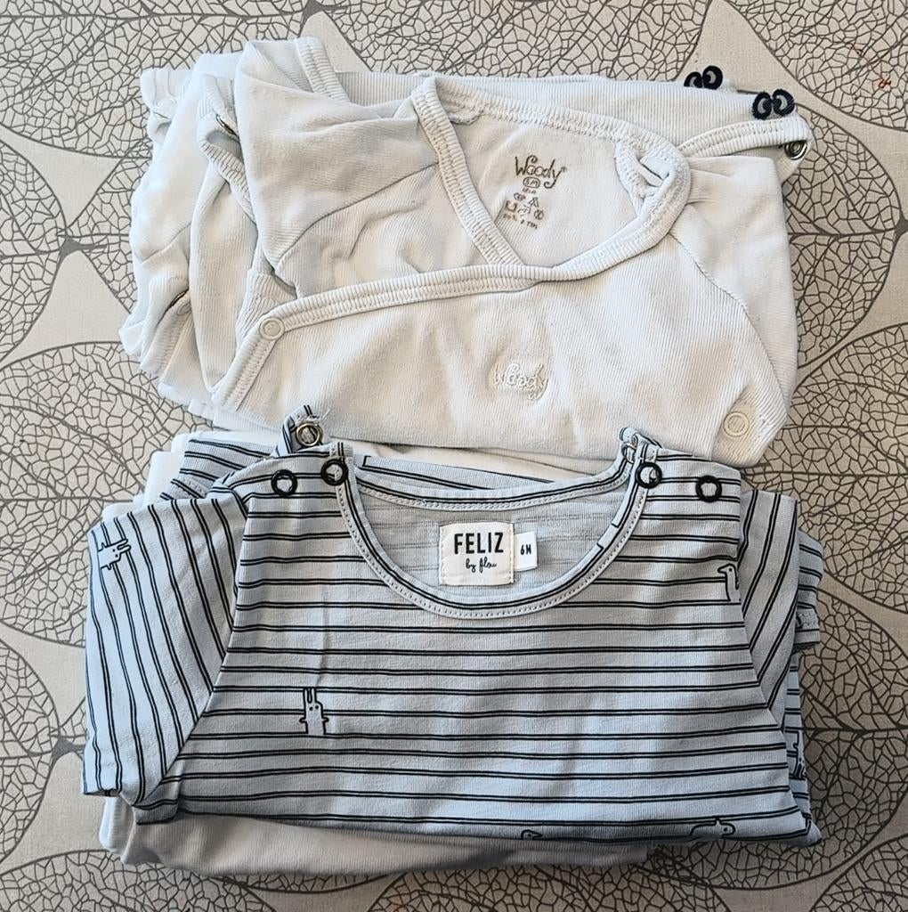 Gratis 8 rompertjes - maat 68, Enfants & Bébés, Vêtements de bébé | Taille 50, Enlèvement