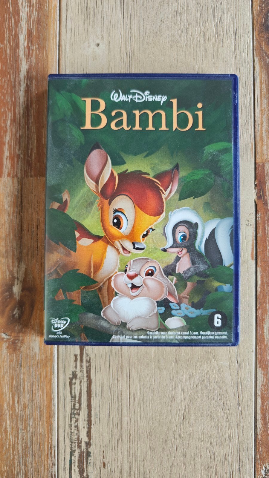 DVD Disney Bambi, Cd's en Dvd's, Ophalen of Verzenden, Gebruikt, Tekenfilm