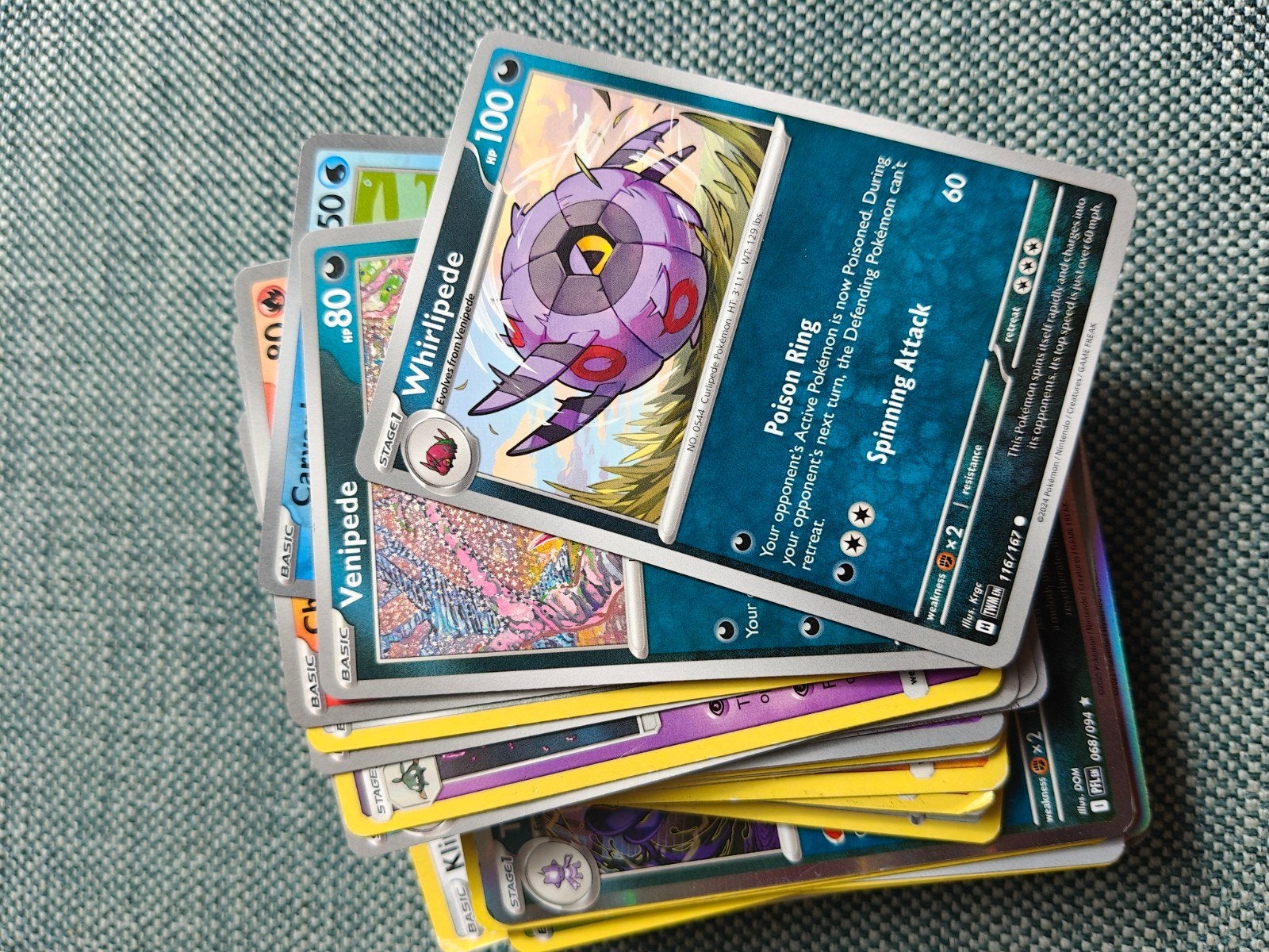 43 Pokemon kaarten, Ophalen