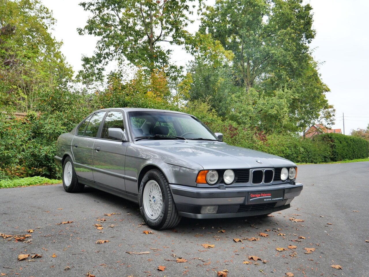BMW 535 E34 met keuring voor verkoop, Auto's, 3430 cc, Zwart, 0 kg, Bedrijf
