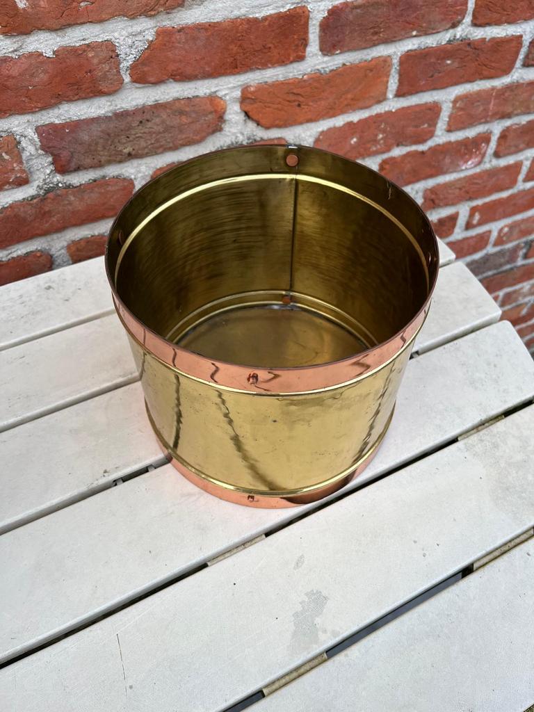 Bloempot koper nieuw, Tuin en Terras, Ophalen of Verzenden, Zo goed als nieuw