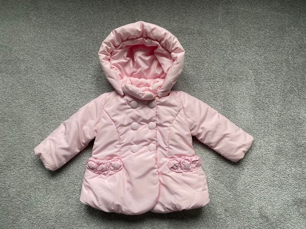 Roze winterjas Special Day Baby maat 12 maanden, Kinderen en Baby's, Meisje, Special day Baby, Ophalen of Verzenden, Zo goed als nieuw