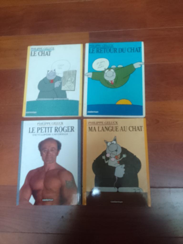 Le CHAT 1 - 2 - 6 & Petit Roger- EO avec jaquette - GELUCK, Enlèvement ou Envoi, Utilisé