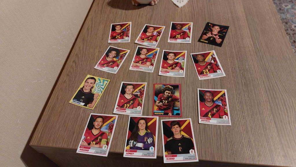 15 stickers / Panini / Rode Duivels / Carrefour, Envoi, Neuf, Affiche, Image ou Autocollant