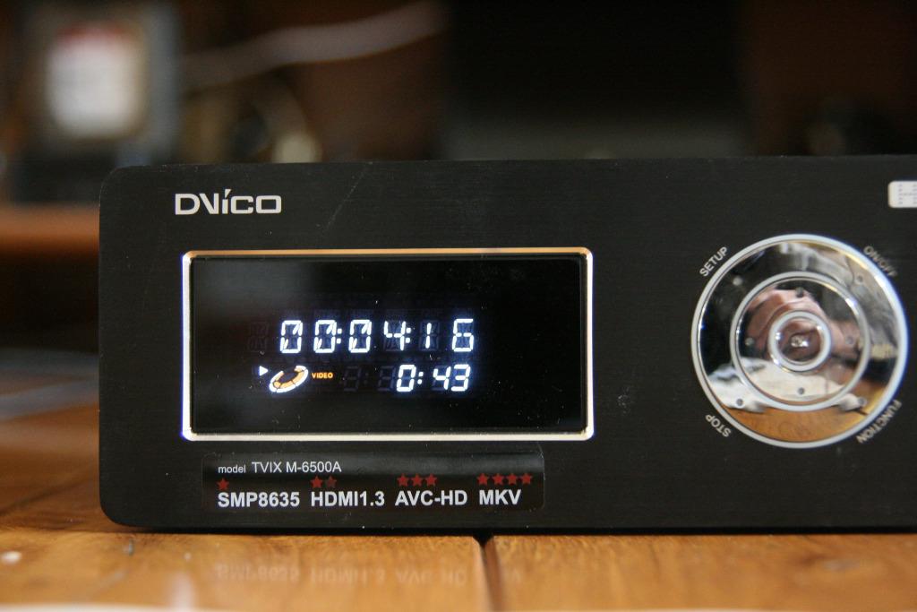 DVico TviX M-6500A met 1 TB harde schijf, Enlèvement ou Envoi, Comme neuf, HDMI, 500 à 1500 GB