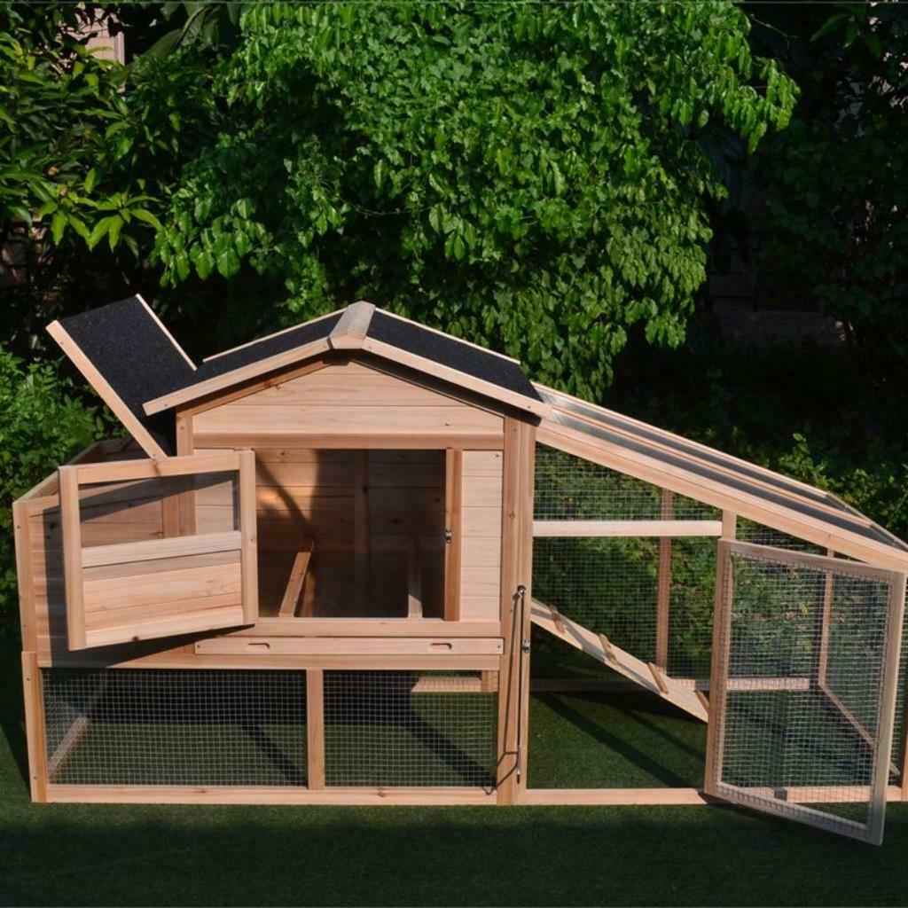 Poulailler XXL poules maison poule coq abri poules clapier, Dieren en Toebehoren, Pluimvee | Toebehoren, Nieuw, Kippenhok of Kippenren
