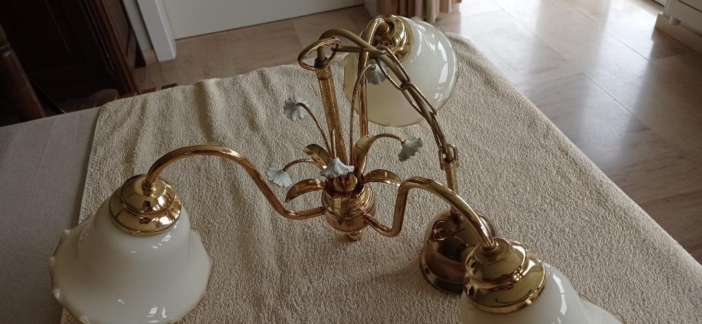 2 mooie lusters Massive in nette staat / inclusief lampen, Ophalen, Zo goed als nieuw