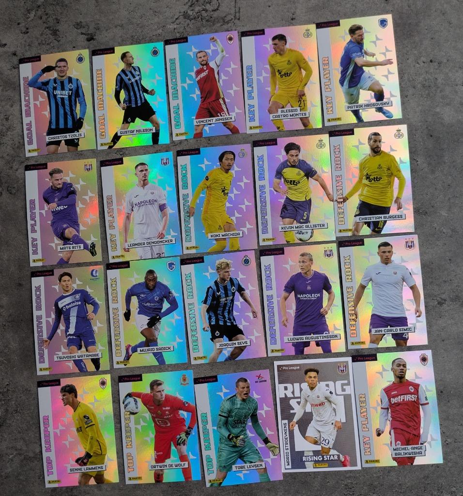 foot Panini/cartes d'adrénaline 20X SILVER key  2024/25, Envoi, Neuf