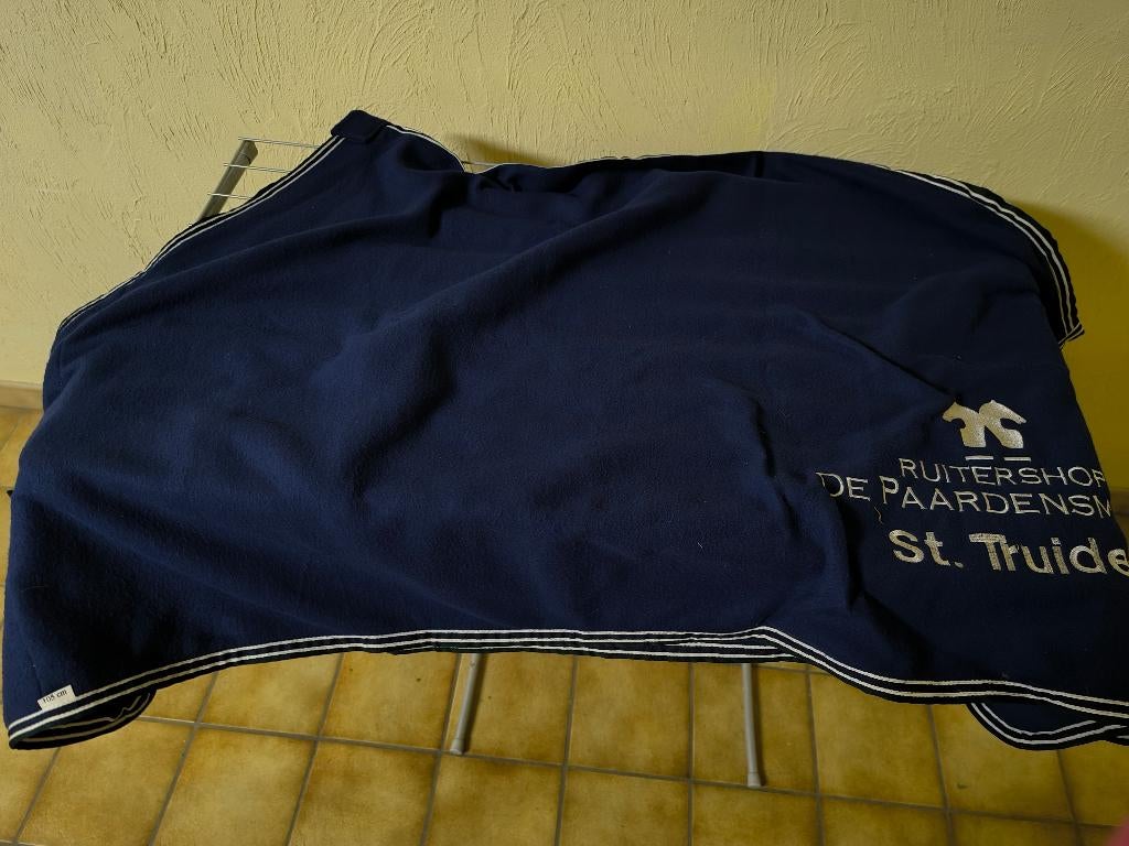 Blauw fleecedeken rugmaat 105, Dieren en Toebehoren, Paarden en Pony's | Dekens en Dekjes, Ophalen of Verzenden, Zo goed als nieuw