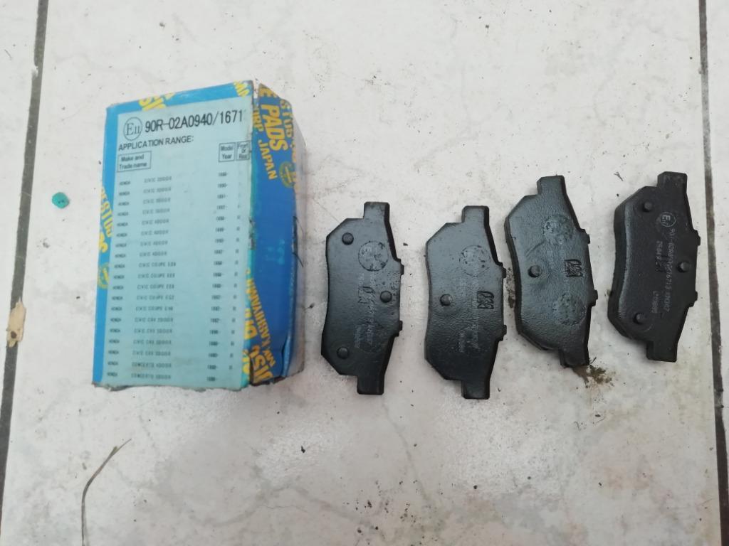 Remblokken Honda Civic 88-....., Ophalen of Verzenden, Nieuw, Honda
