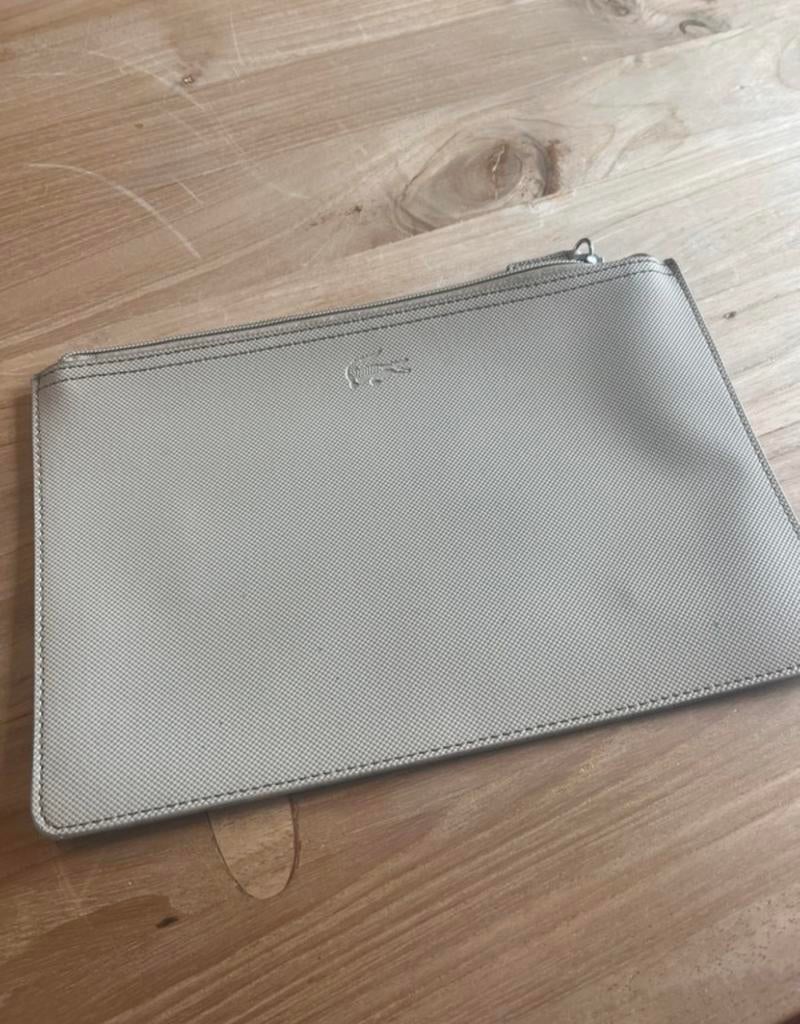 Pochette Lacoste beige, Enlèvement ou Envoi, Utilisé, Beige, Homme ou Femme