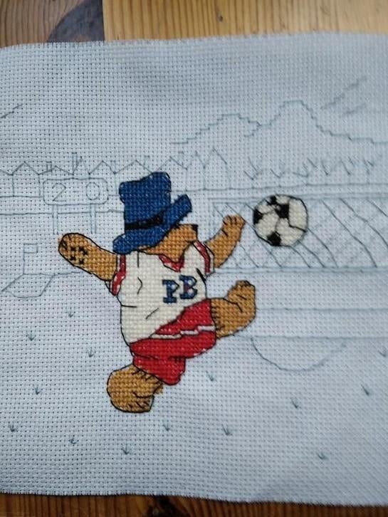 Beertje Paddington borduurwerk, Hobby en Vrije tijd, Ophalen of Verzenden, Nieuw
