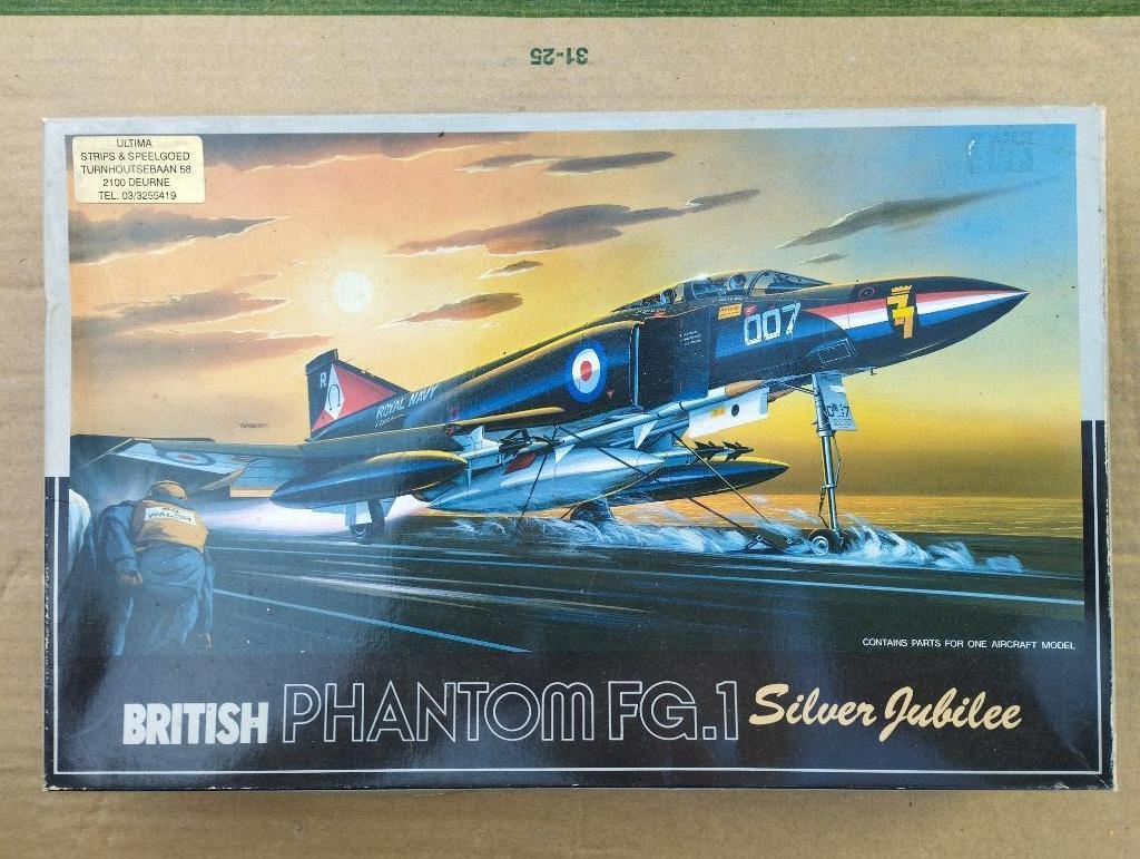 Fujimi 7AH6 British Phantom II FG.1 Silver Jubilee, Hobby en Vrije tijd, Overige merken, 1:72 tot 1:144, Nieuw, Ophalen of Verzenden