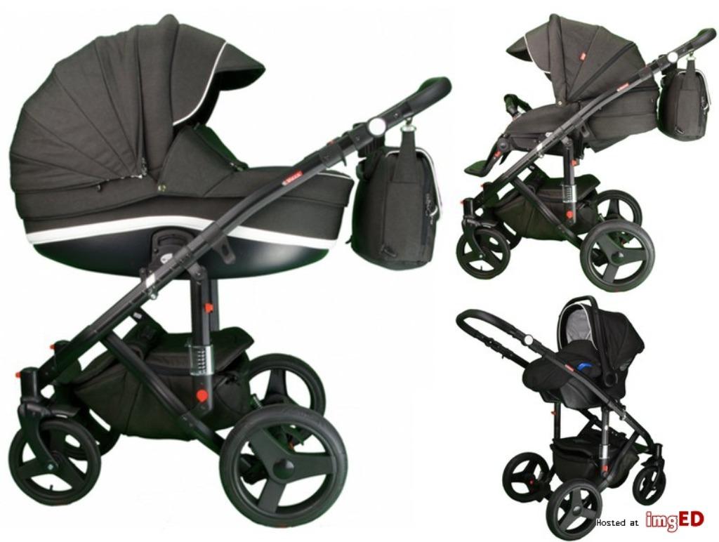 POUSSETTE TRIO MARQUE ADAMEX, Autres marques, Poussette combi, Tige de poussée réglable, Comme neuf