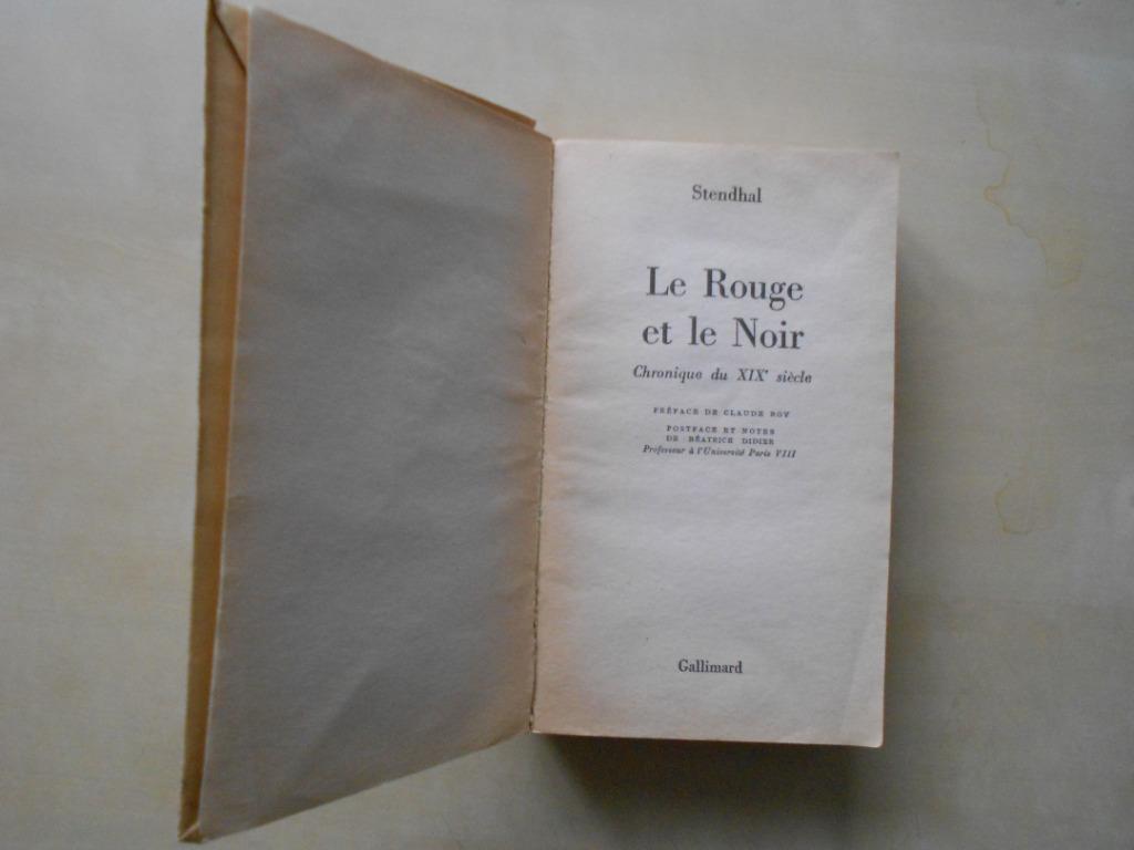 Stendhall, "Le Rouge et le Noir", Enlèvement ou Envoi, Utilisé, Europe autre, Stendhall