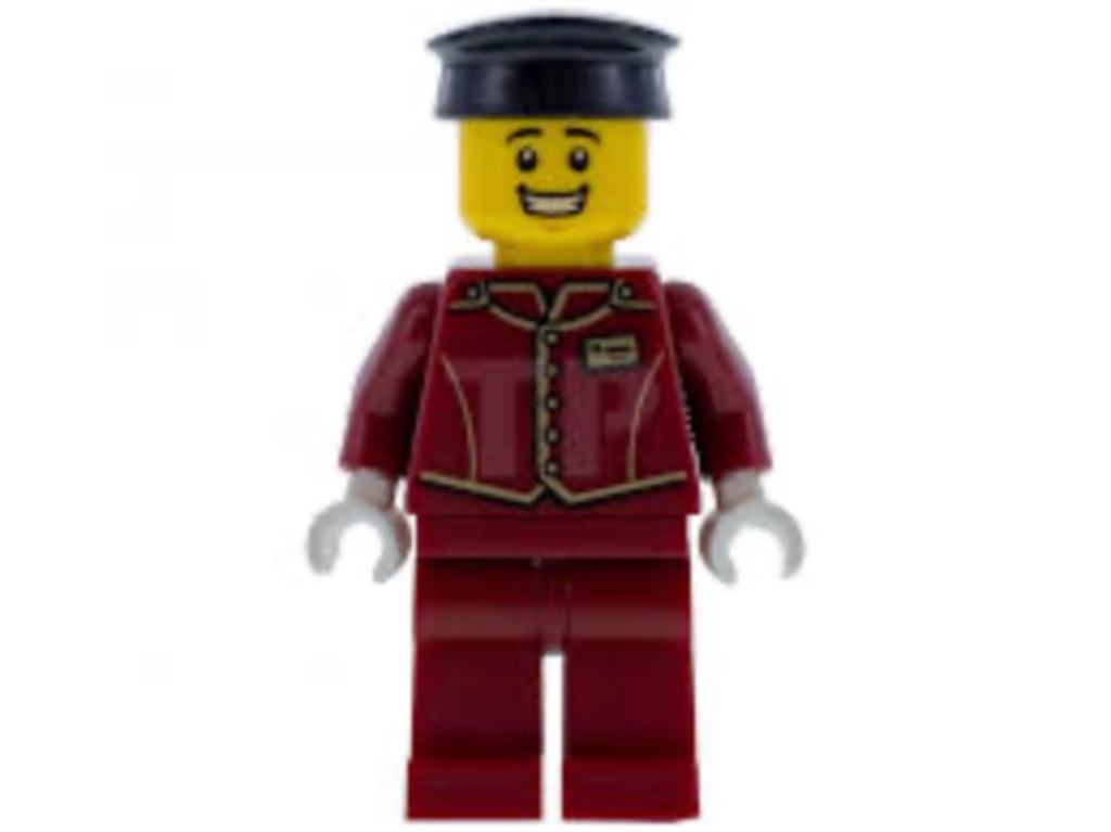 Lego figuur Hotel Bellhop cty0933, Ophalen of Verzenden, Nieuw, Complete set, Lego