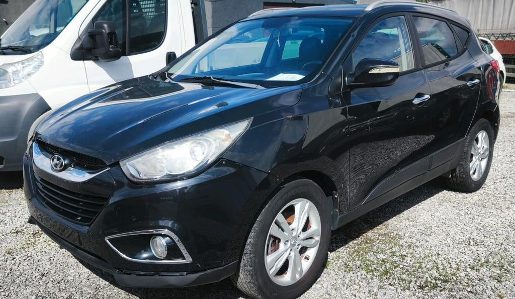 🆕EXPORT•HYUNDAI IX35_1.7CRDI(115CH)_2011💢EUR.5_A/C_EQUIP💢, Euro 5, USB, Zwart, 4 cilinders
