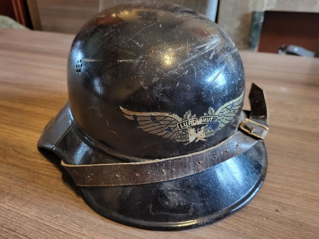 casque M33 Luftschutz, Allemagne 2WW, Verzamelen, Militaria | Tweede Wereldoorlog, Verzenden