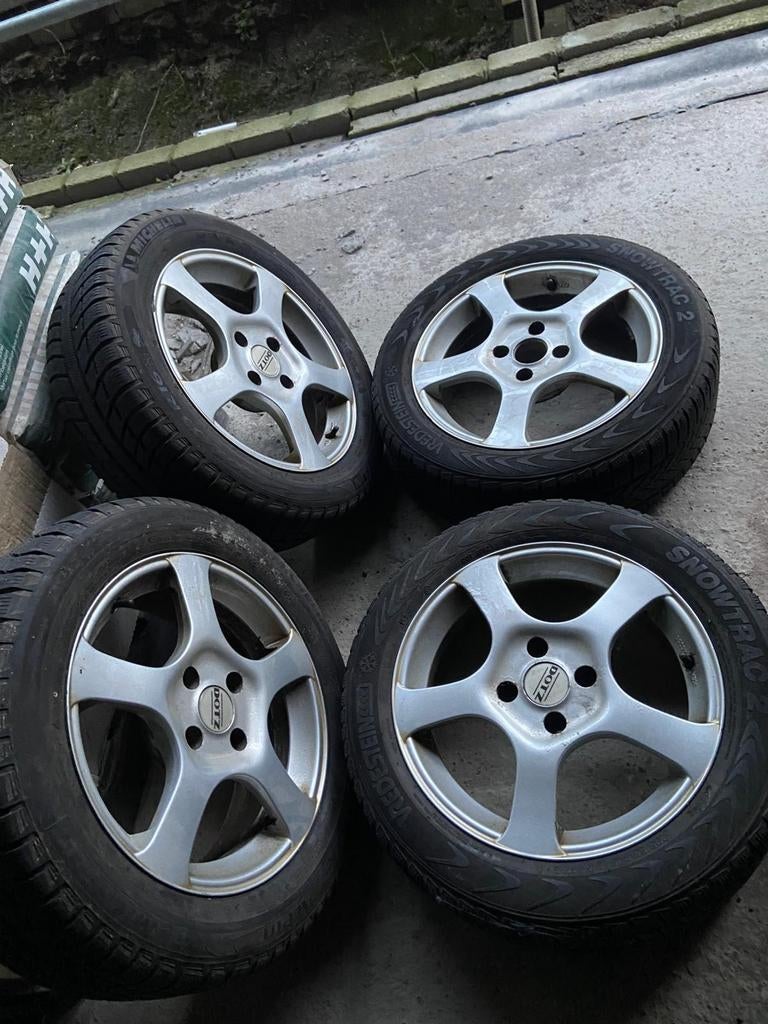 Ensemble de roues d'hiver en aluminium, peugeot/citroen, pne, Autos : Pièces & Accessoires, Enlèvement, Pneus hiver, Pneu(s)